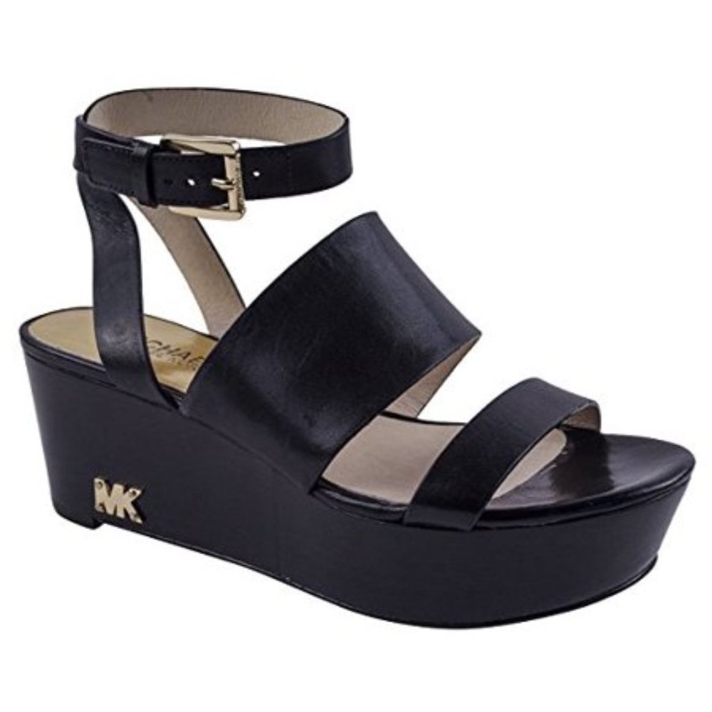 Michael Kors Leather Platform Sandals